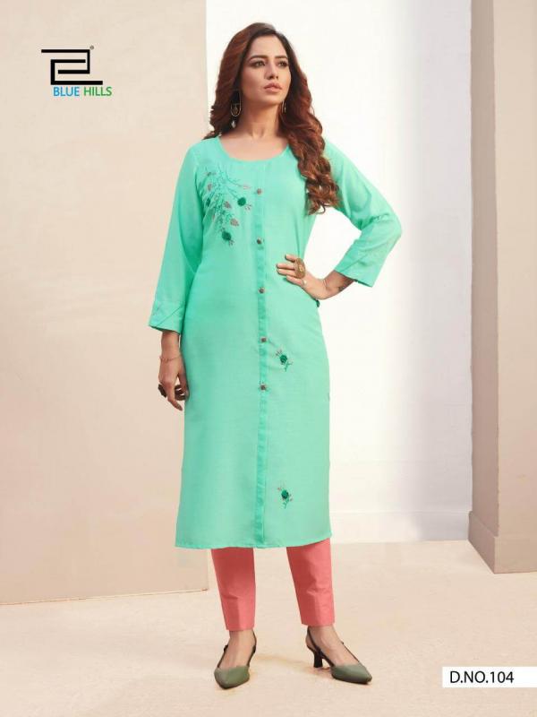 Blue Hills Mahek 1 Designer Kurti Catalogue